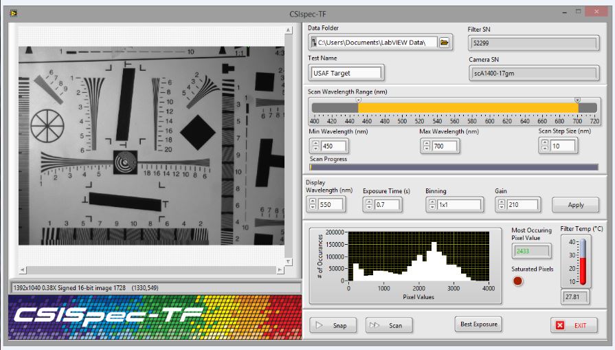 Spectral TF Interface Banner