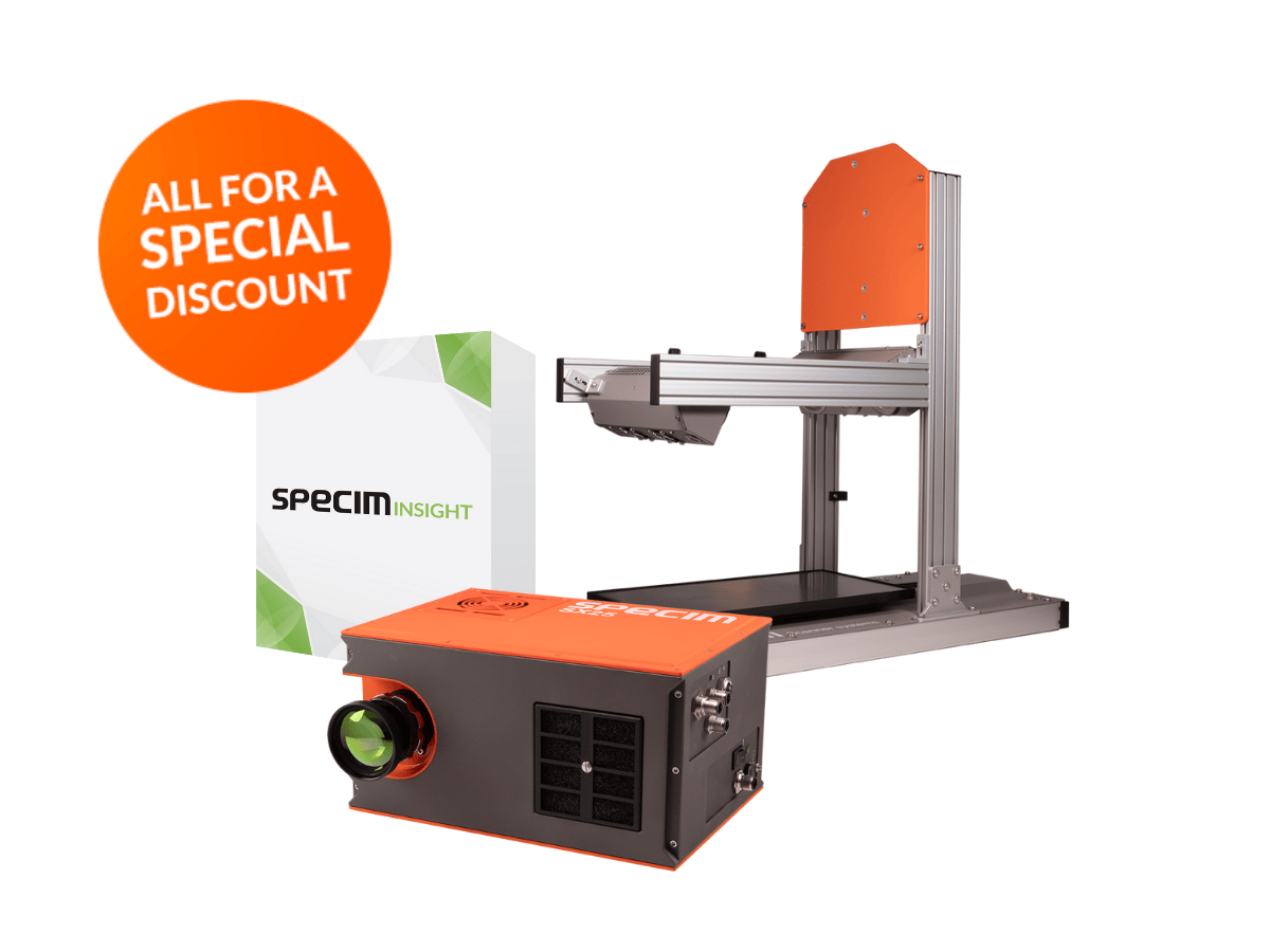 Specim lab bundle 3 including Specim SX25, 40x20 labscanner and specimINSIGHT 1 year pro license