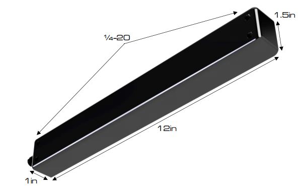 GWI 12" Flood Line Light