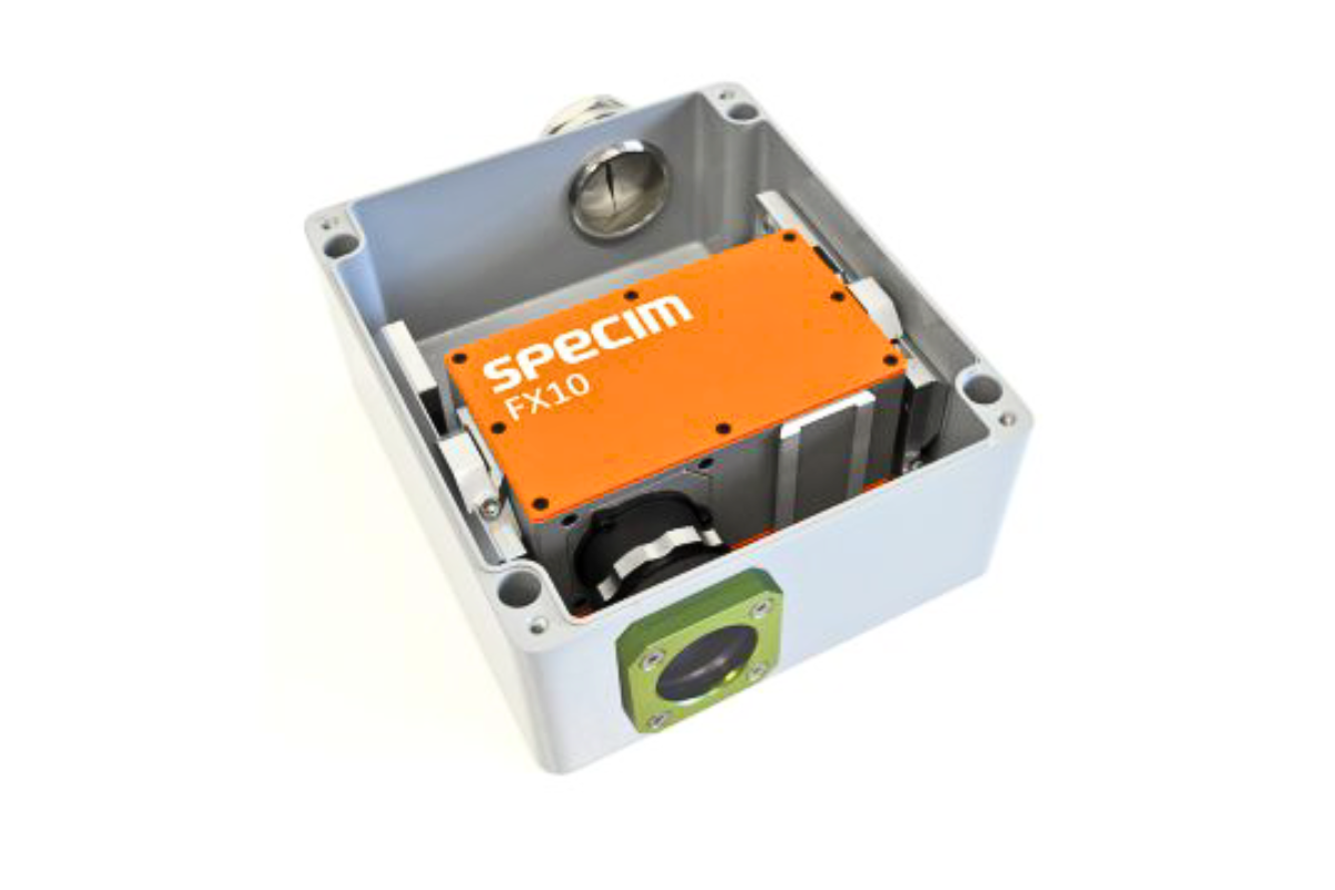 Specim FX10 camera inside Chameleon Enclosure