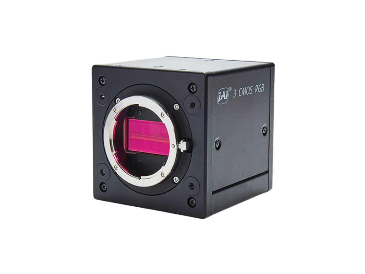 JAI Sweep+ series multispectral camera front view with no mounted objective lens
