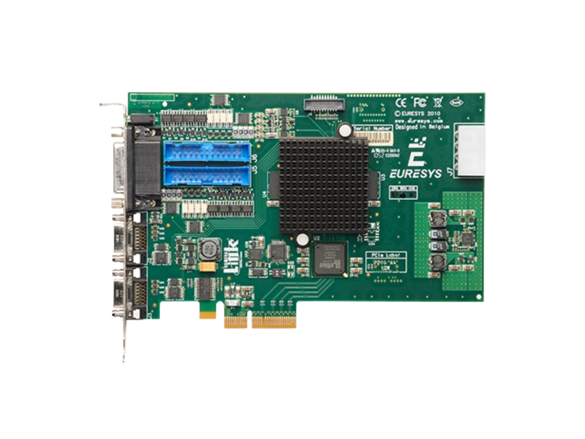 Euresys dualbase frame grabber front view