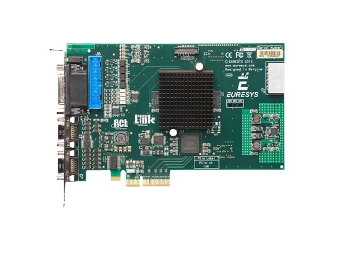 Euresys grablink full xr frame grabber top view