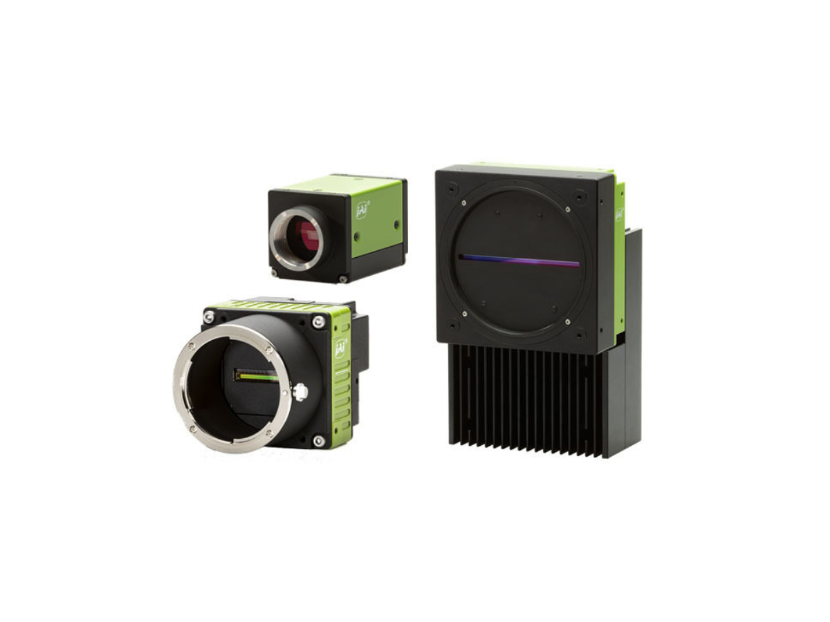 JAI sweep series line scan monochrome, trilinear and bilinear camera models front view