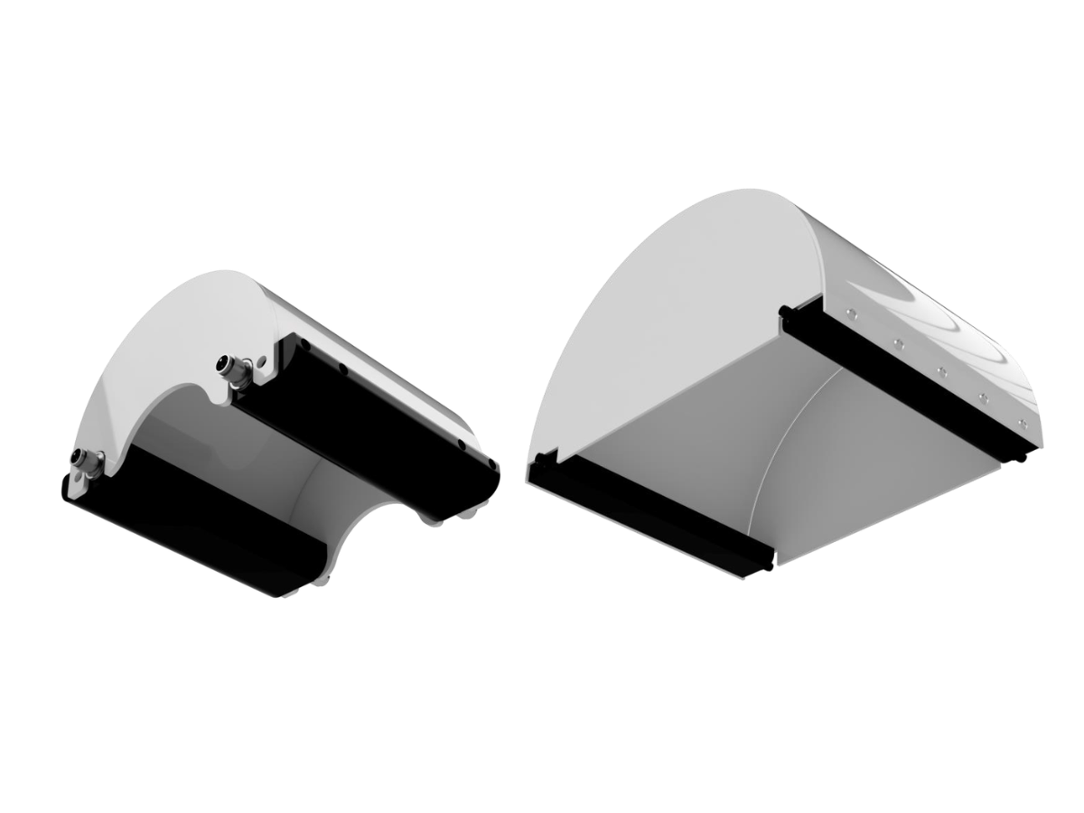 Two GWI dome lights side by side