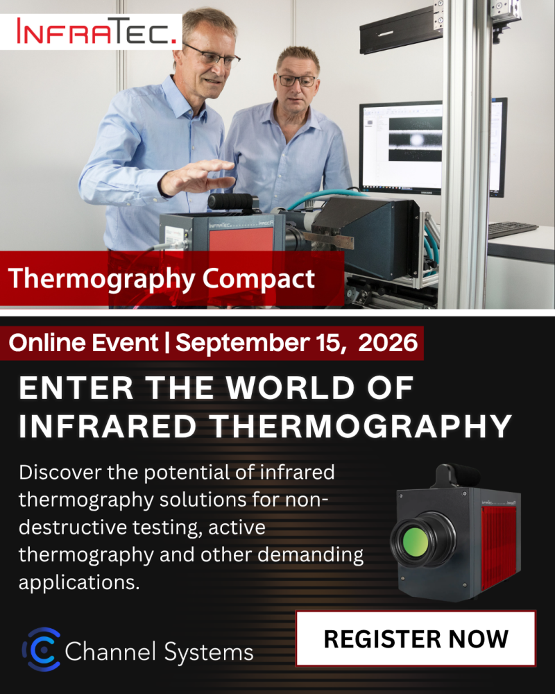 Thermography compact - Enter the world of infrared thermography September 15, 2026